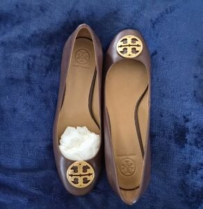 Tory Burch Brown Chelsea 25 MM Ballet Flats Sz 8.5